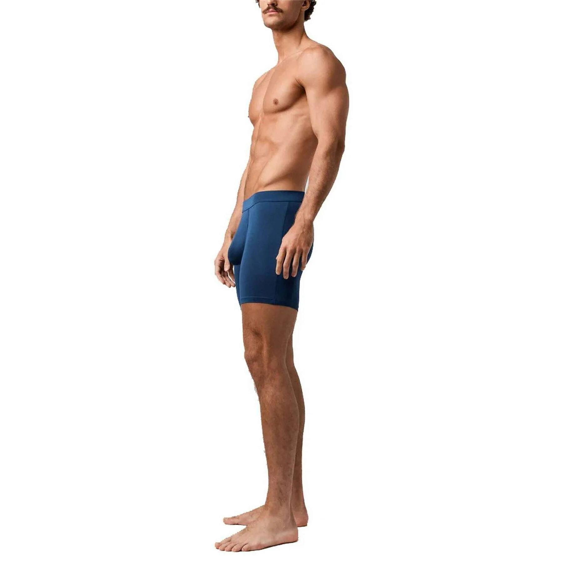 Obviously EliteMan Boxer Brief 6inch Leg - Titan Blue - Image 3