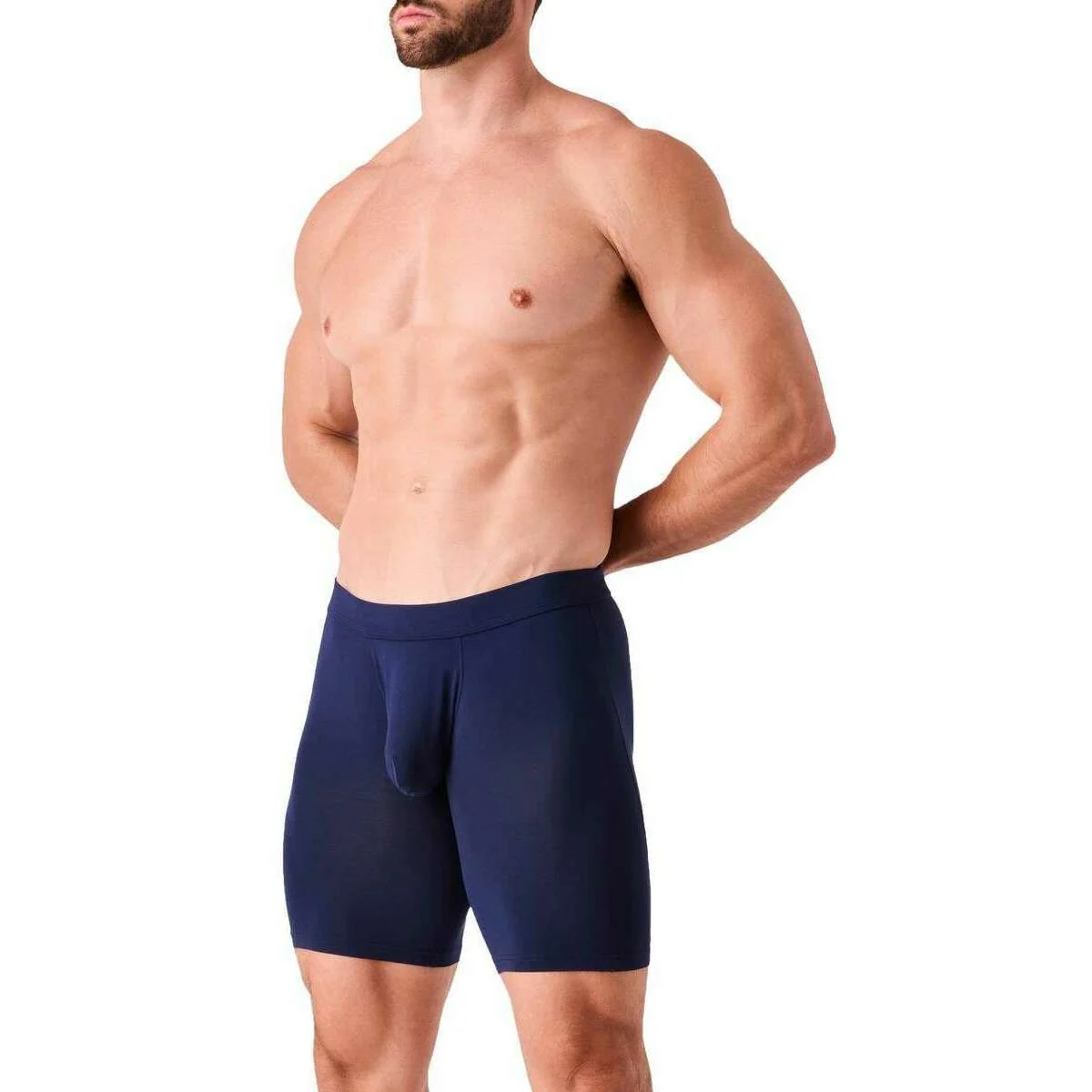 Obviously EliteMan Boxer Brief 9inch Leg - Abyss Navy - Image 6