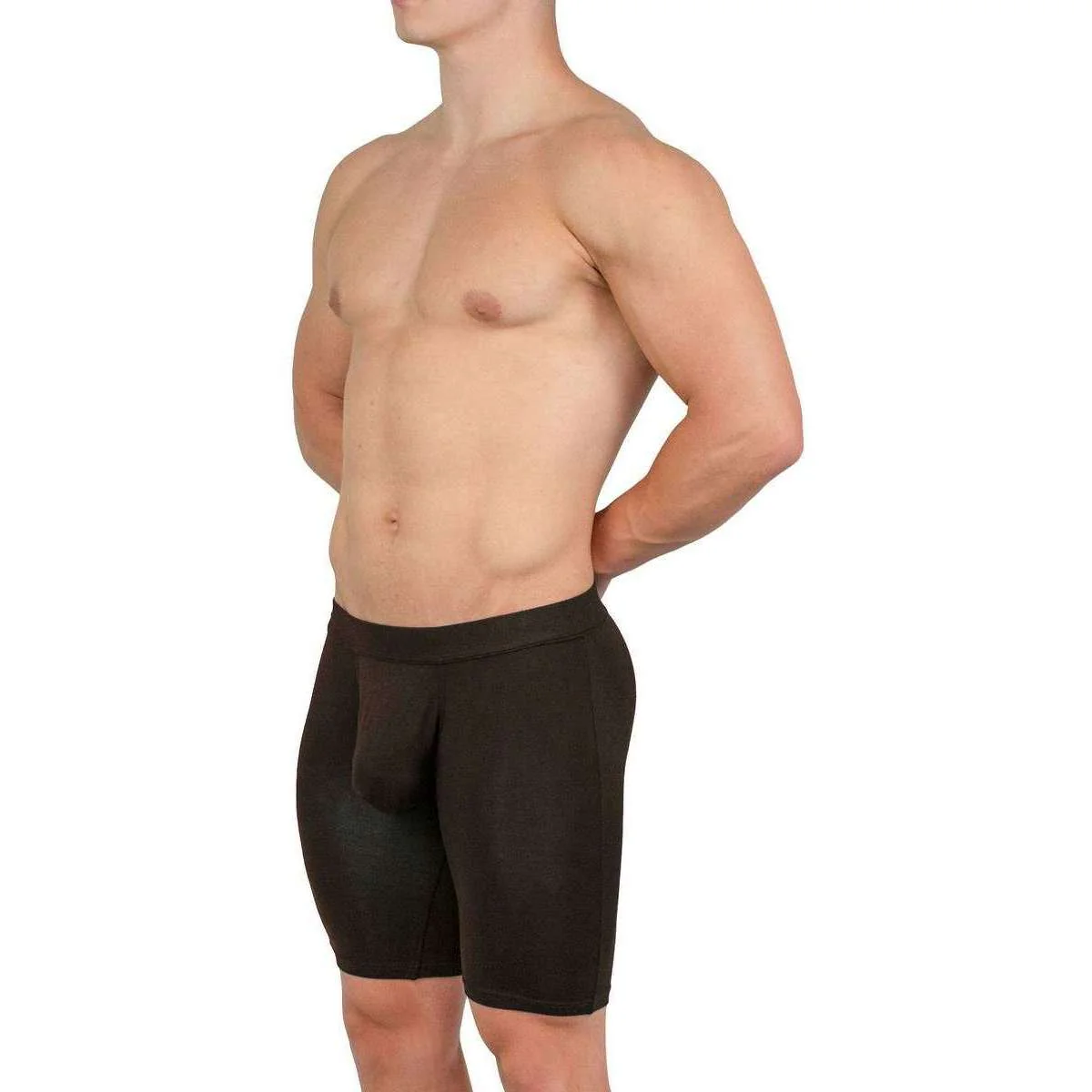 Obviously EliteMan Boxer Brief 9inch Leg - Black - Image 6