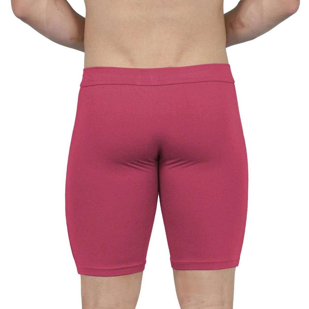 Obviously EliteMan Boxer Brief 9inch Leg - Brick Red - Image 5