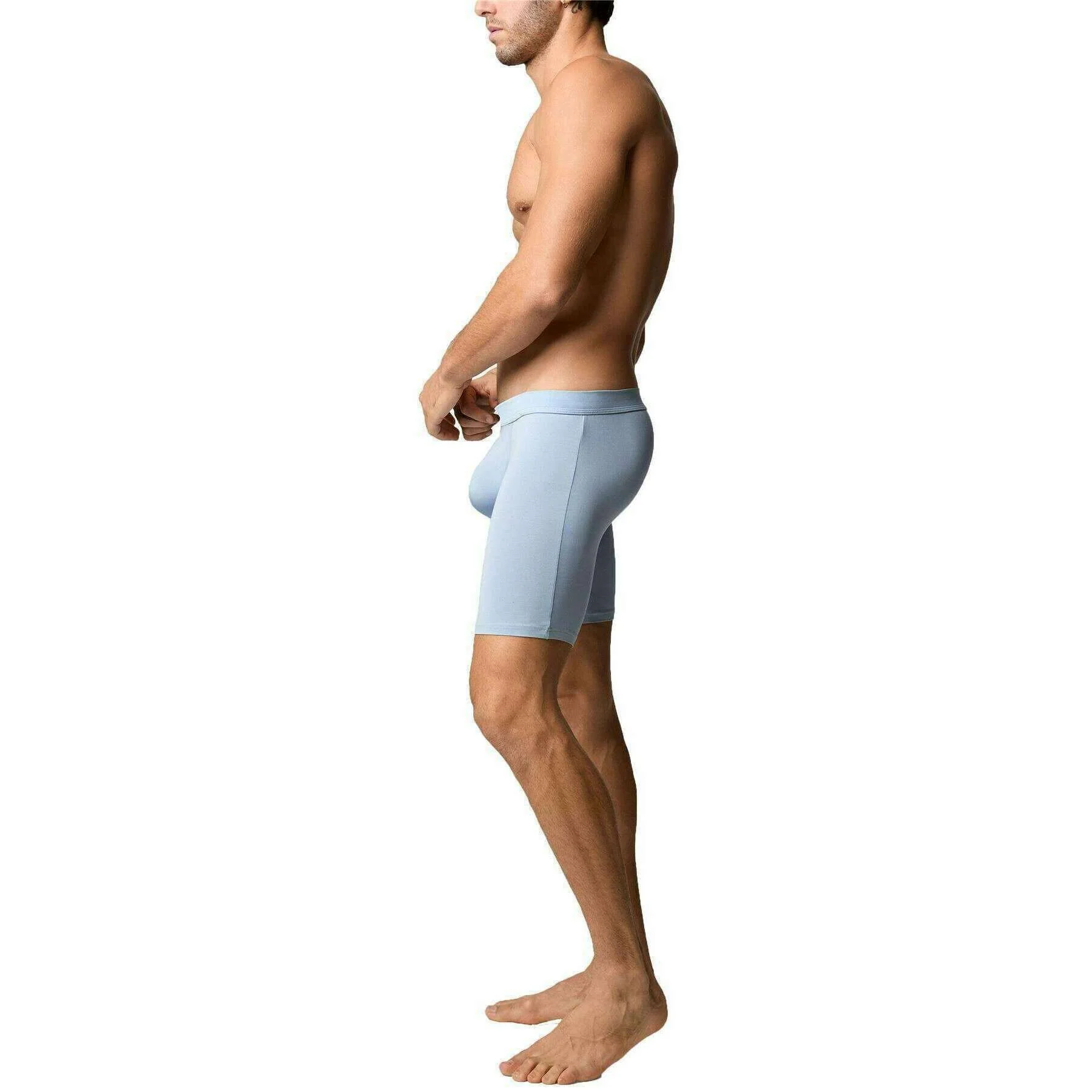 Obviously EliteMan Boxer Brief 9inch Leg - Celestial Blue - Image 6