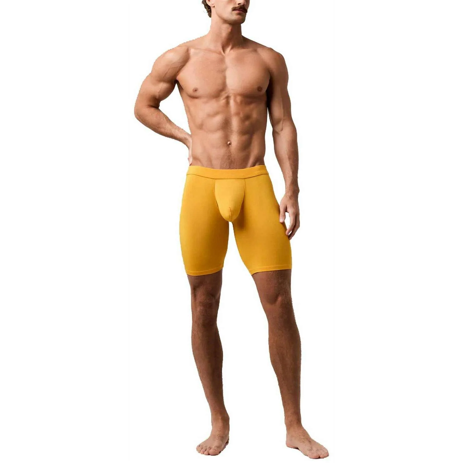 Obviously EliteMan Boxer Brief 9inch Leg - Gold