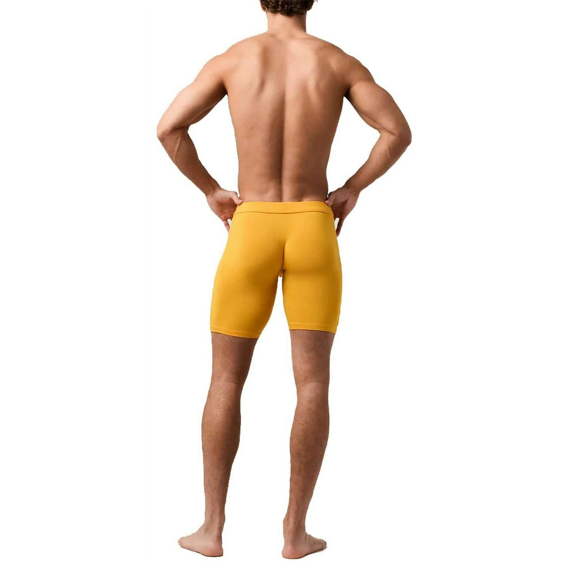 Obviously EliteMan Boxer Brief 9inch Leg - Gold - Image 2