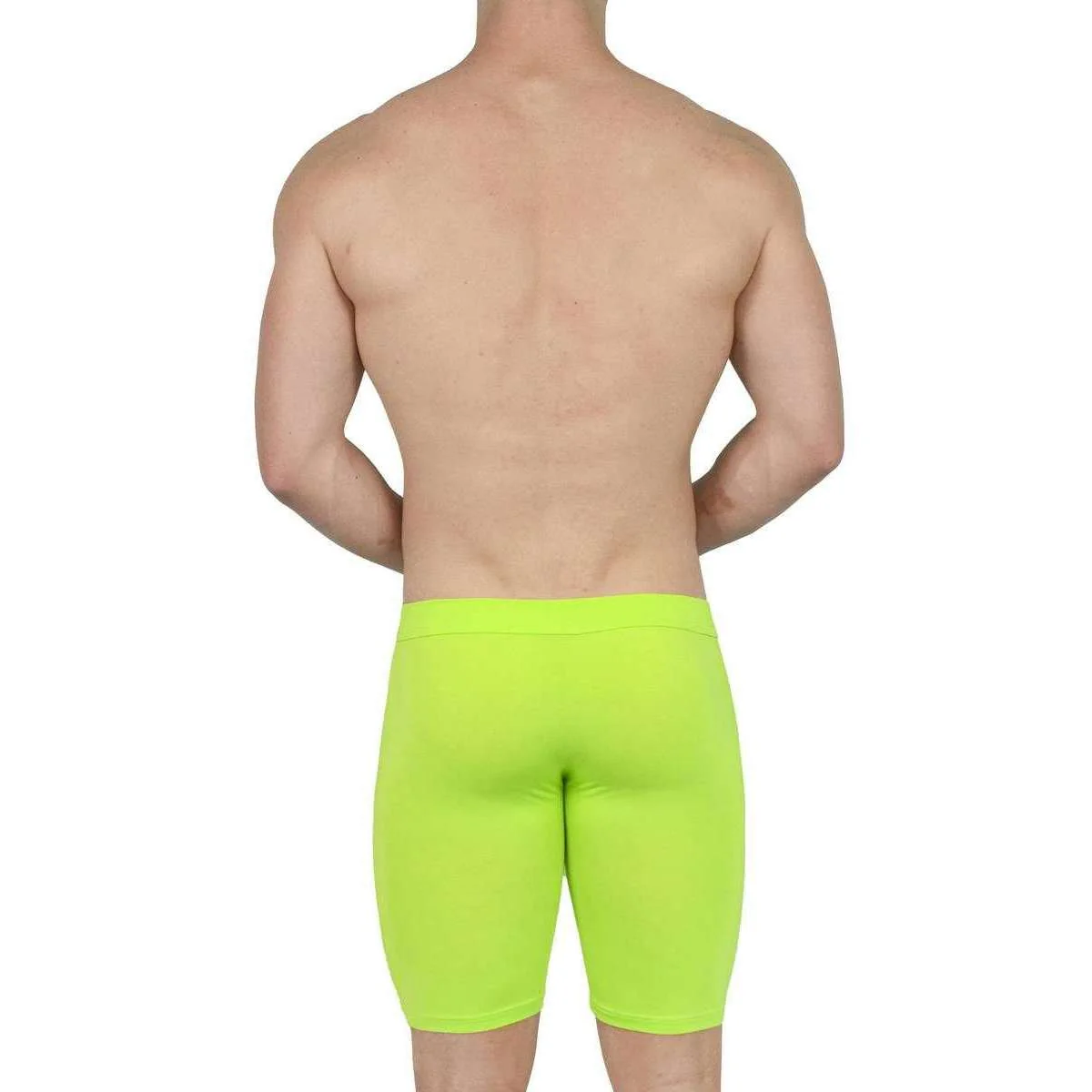 Obviously EliteMan Boxer Brief 9inch Leg - Lime - Image 5