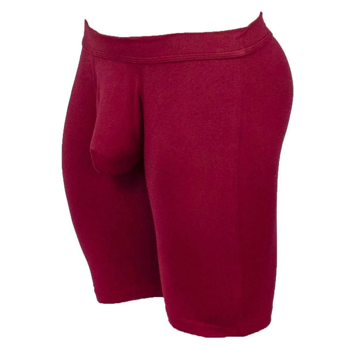 Obviously EliteMan Boxer Brief 9inch Leg - Maroon Red - Image 3