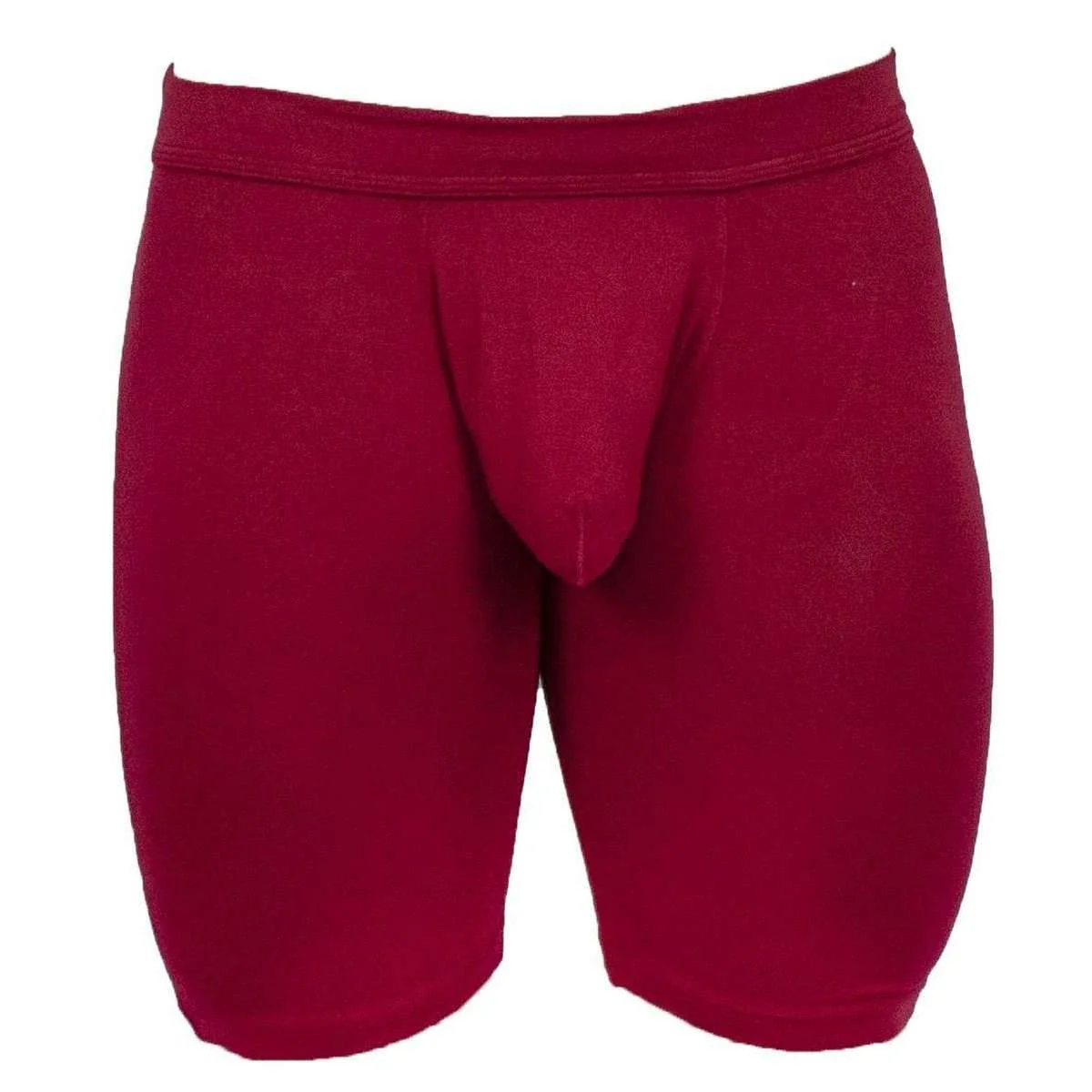 Obviously EliteMan Boxer Brief 9inch Leg - Maroon Red - Image 7