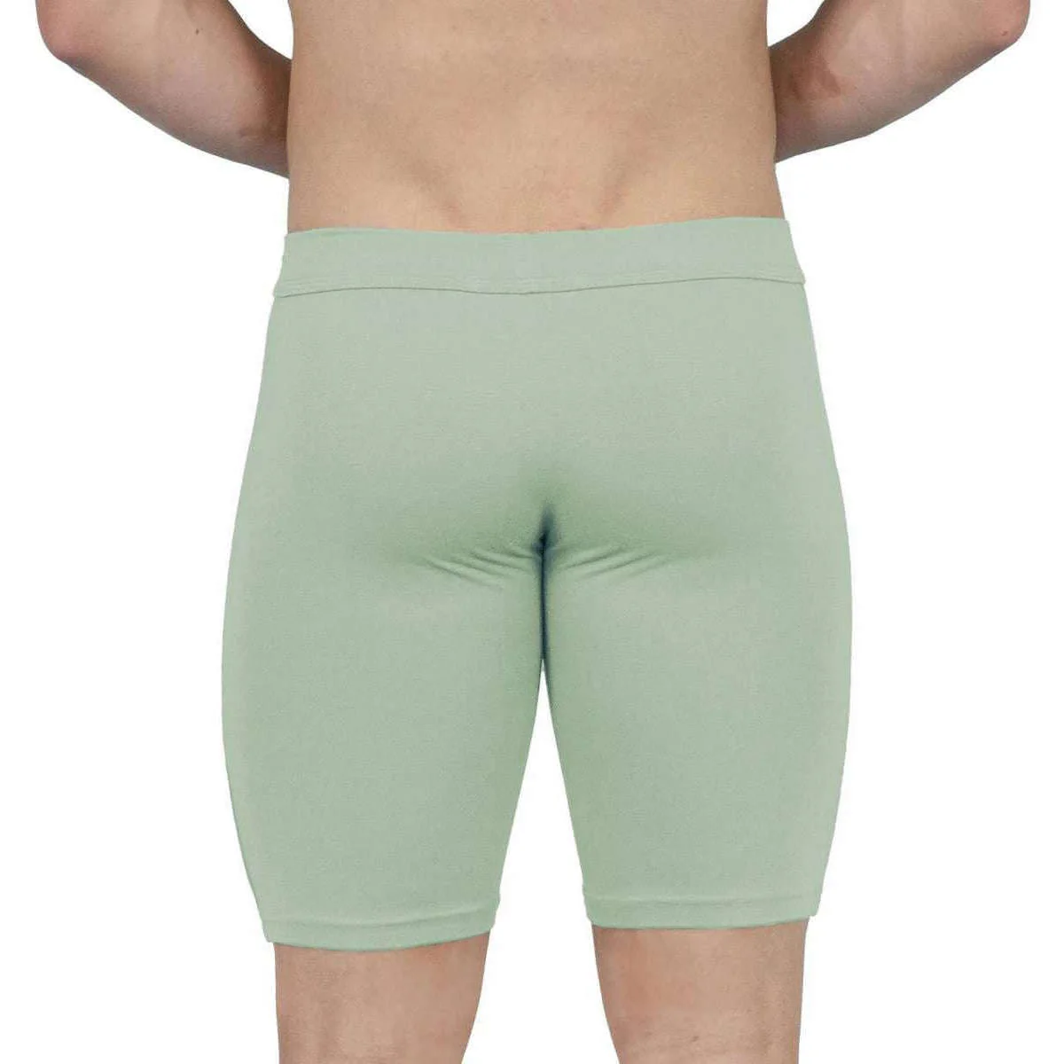 Obviously EliteMan Boxer Brief 9inch Leg - Mint Green - Image 5