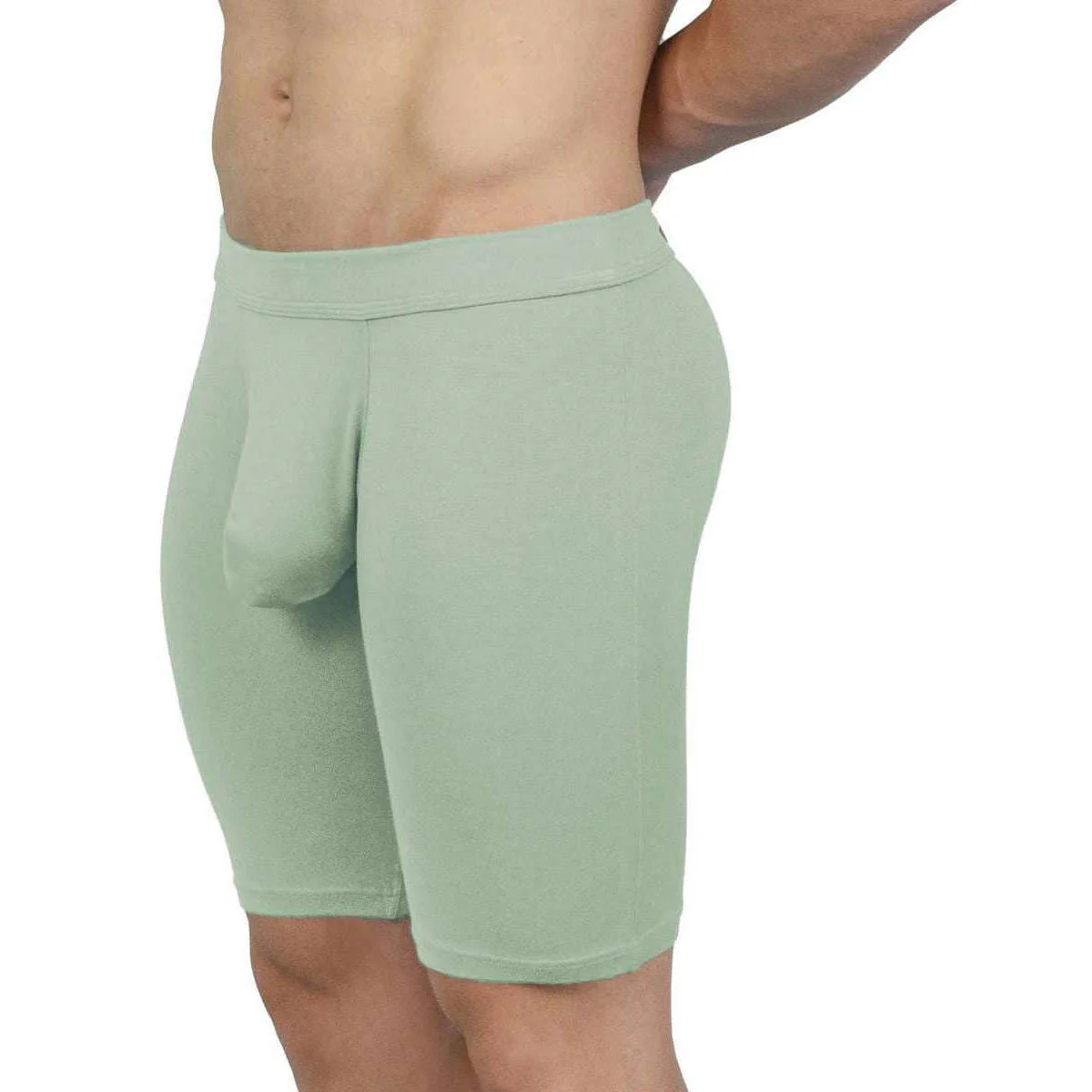 Obviously EliteMan Boxer Brief 9inch Leg - Mint Green - Image 6