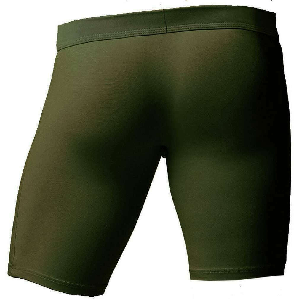 Obviously EliteMan Boxer Brief 9inch Leg - Rifle Green - Image 2