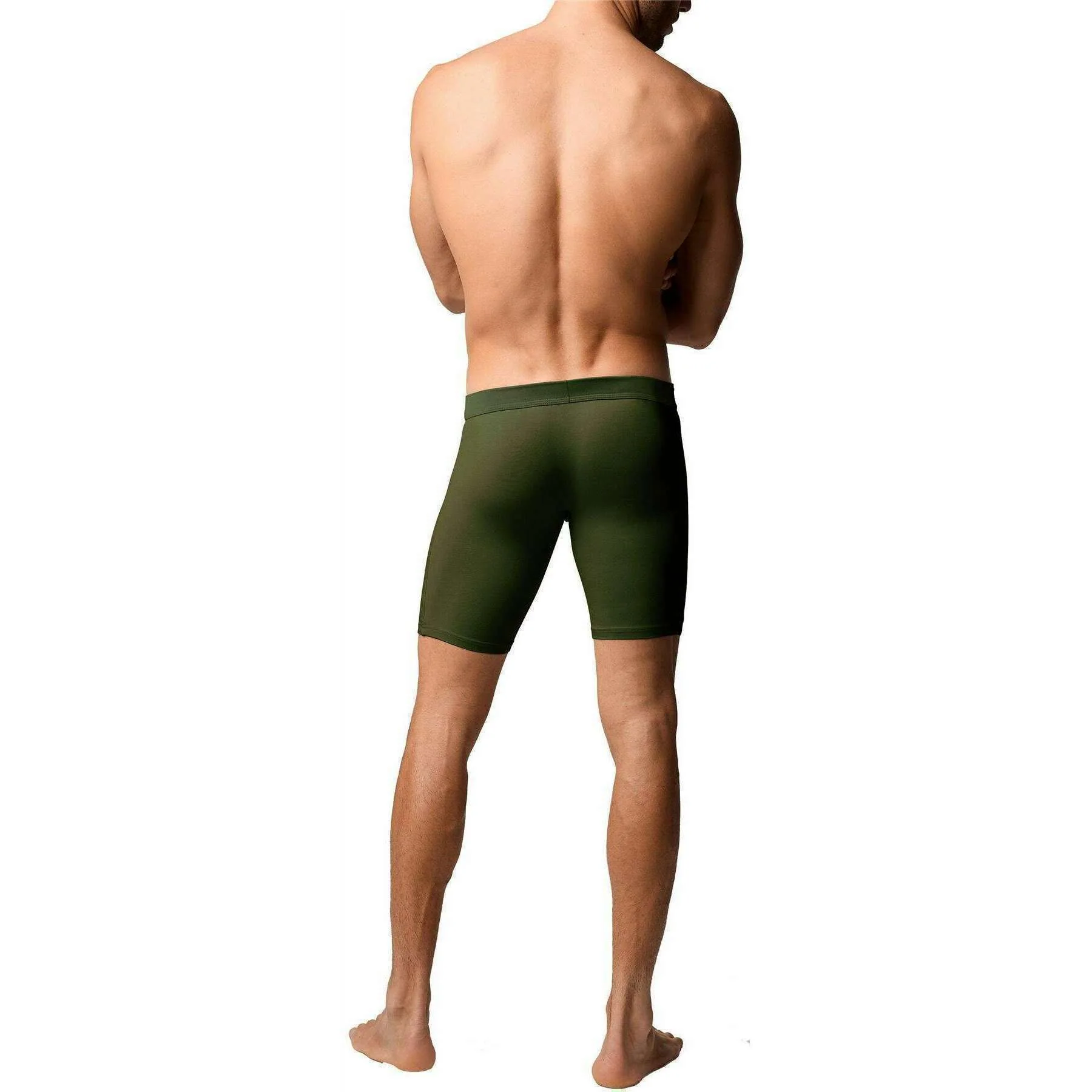 Obviously EliteMan Boxer Brief 9inch Leg - Rifle Green - Image 5