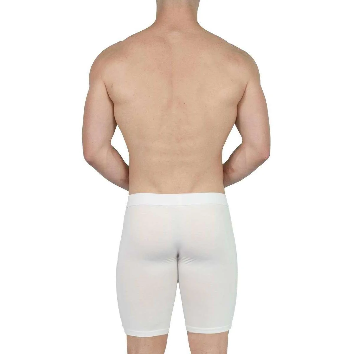 Obviously EliteMan Boxer Brief 9inch Leg - White - Image 5