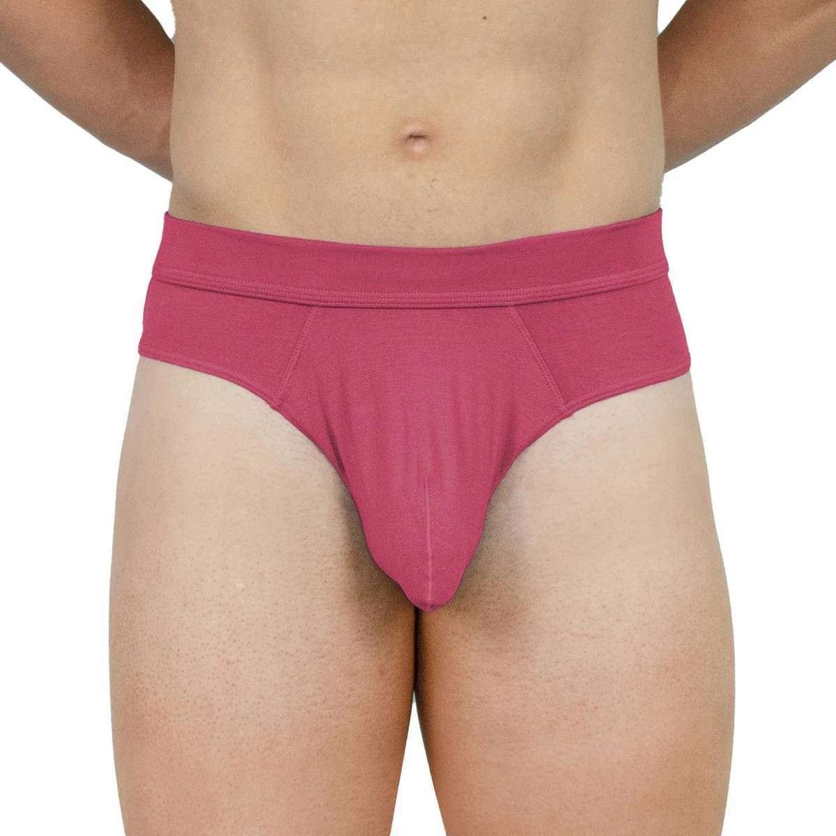 Obviously EliteMan Brief - Brick Red - Image 4