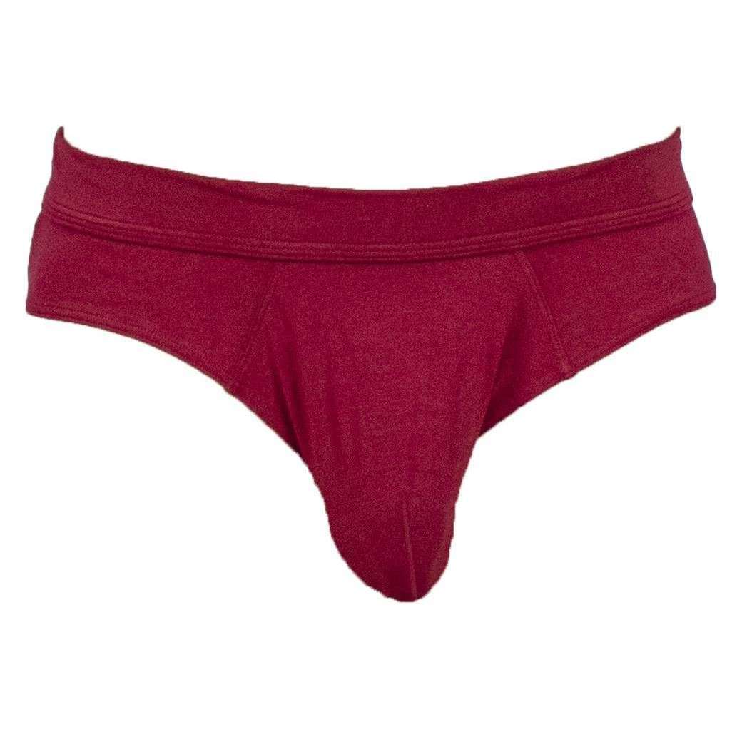 Obviously EliteMan Brief - Maroon Red - Image 7