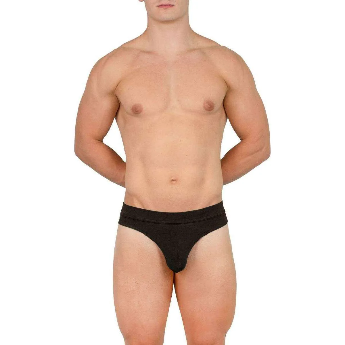 Obviously EliteMan Hipster Brief - Black - Image 4