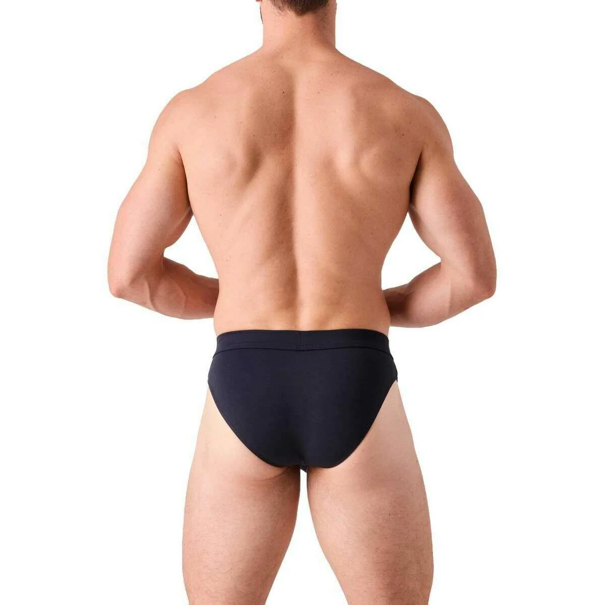 Obviously EliteMan Hipster Brief - Charcoal Black - Image 5