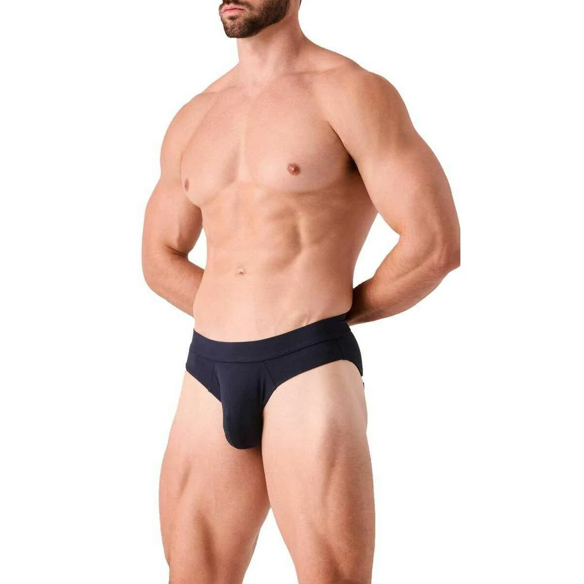 Obviously EliteMan Hipster Brief - Charcoal Black - Image 6