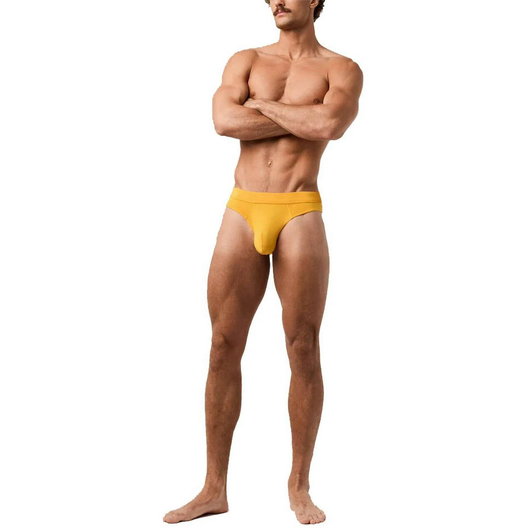 Obviously EliteMan Hipster Brief - Gold - Image 3