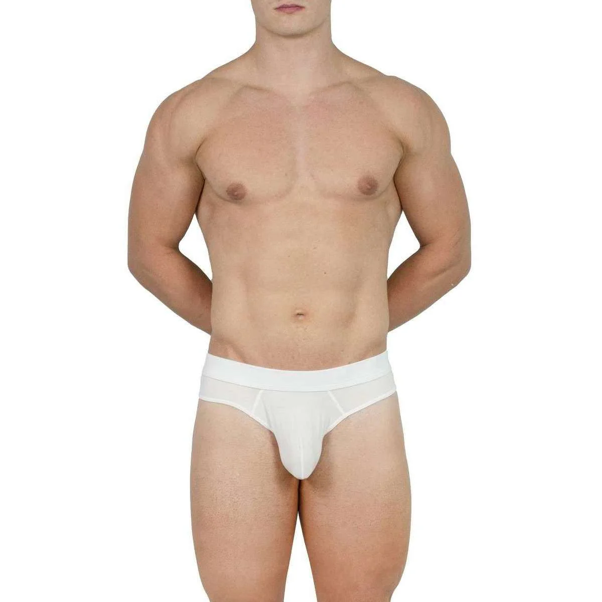 Obviously EliteMan Hipster Brief - White - Image 4