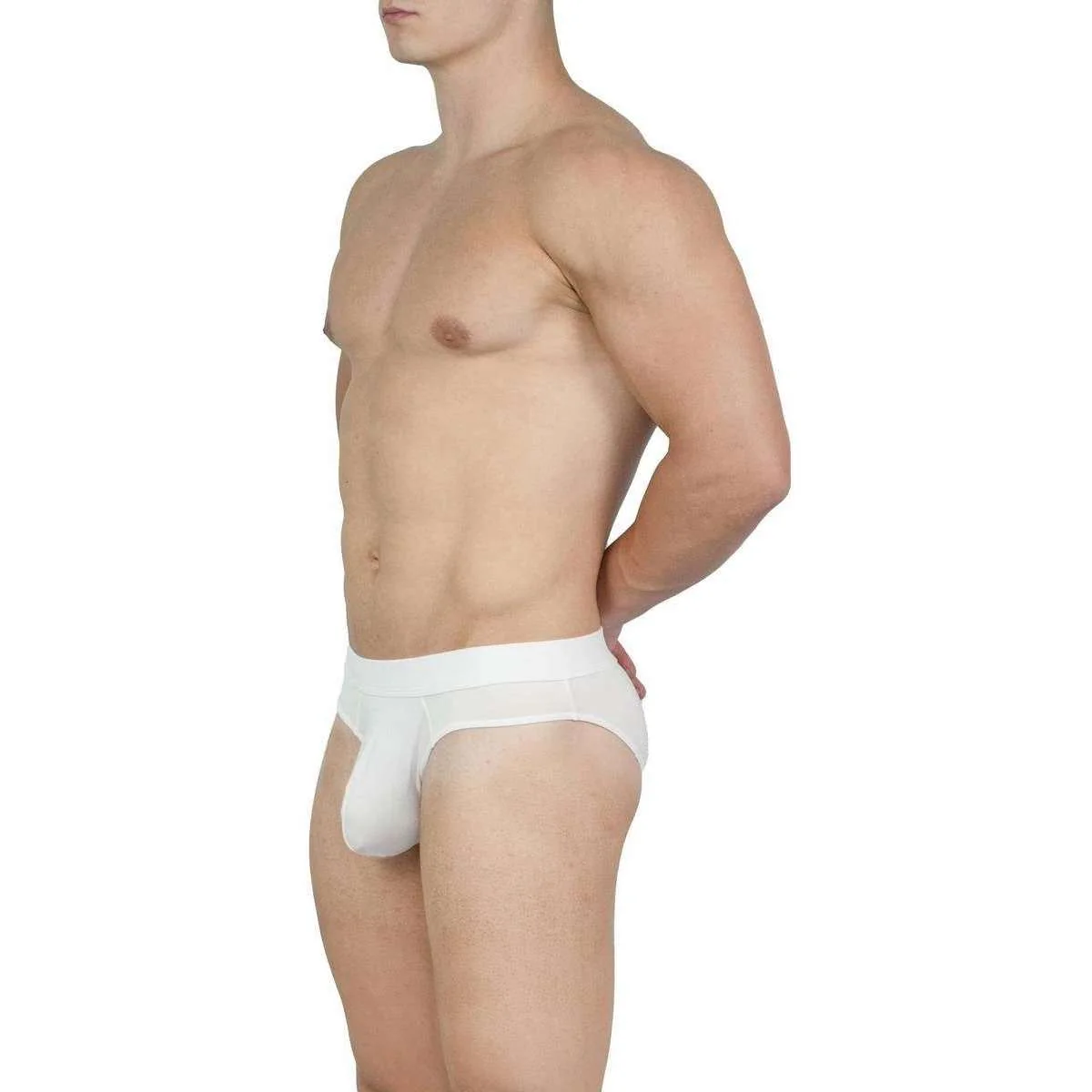 Obviously EliteMan Hipster Brief - White - Image 6