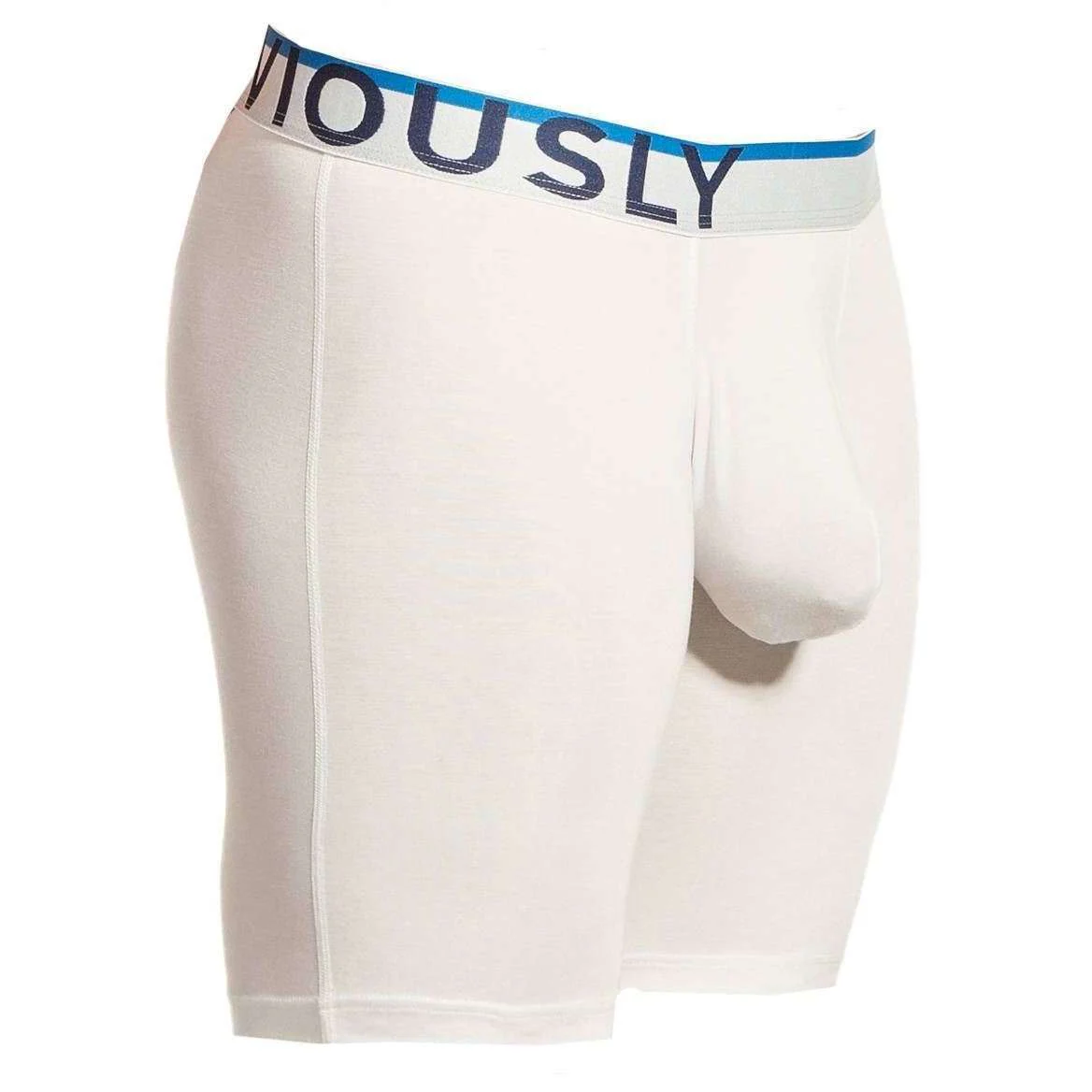 Obviously Everyman AnatoMAX Boxer Breif 6inch Leg - White - Image 3