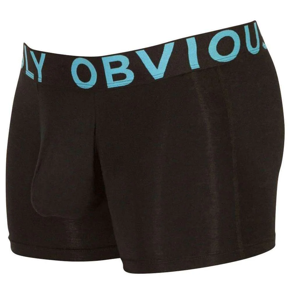 Obviously EveryMan AnatoMAX Boxer Brief 3inch Leg - Black - Image 3