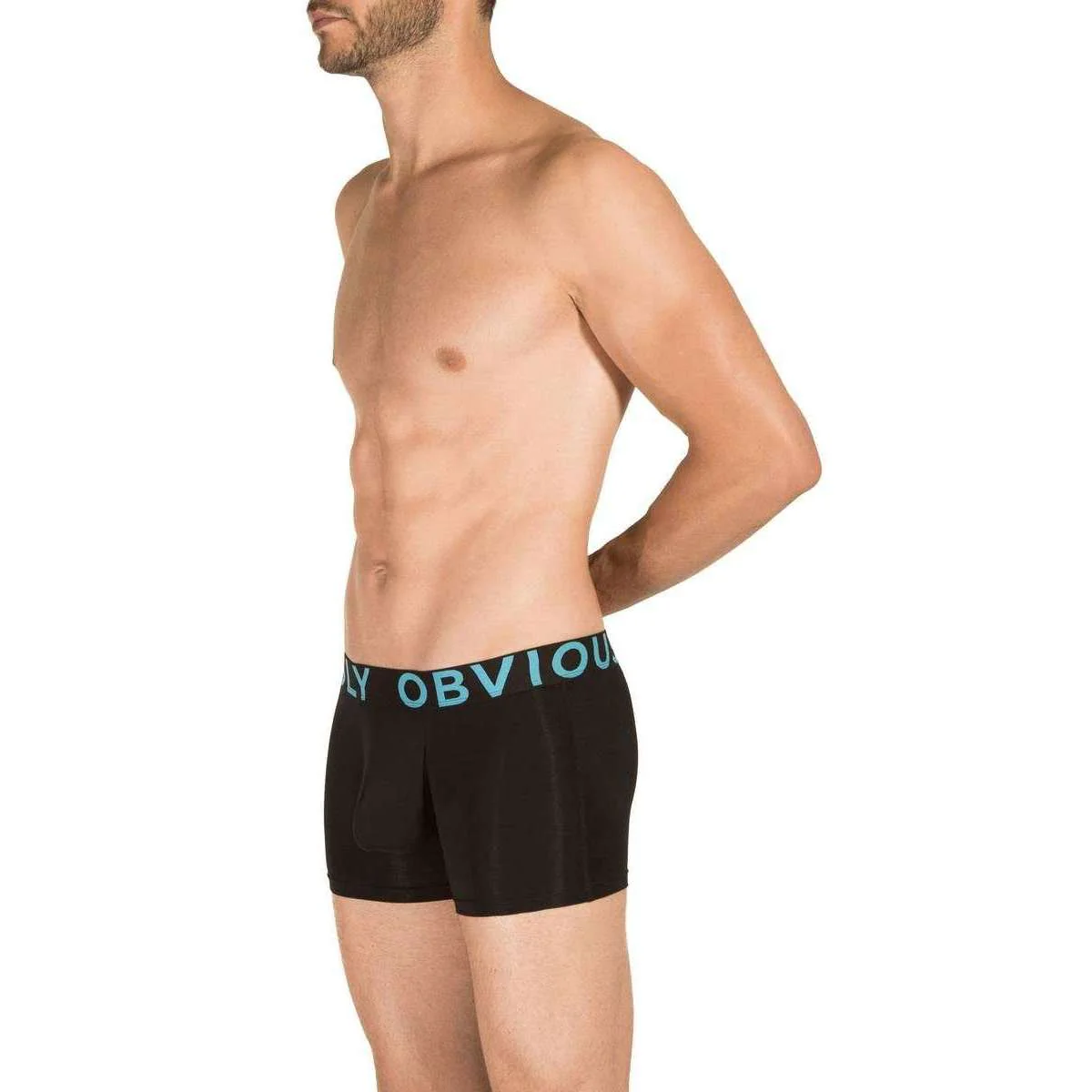 Obviously EveryMan AnatoMAX Boxer Brief 3inch Leg - Black - Image 6