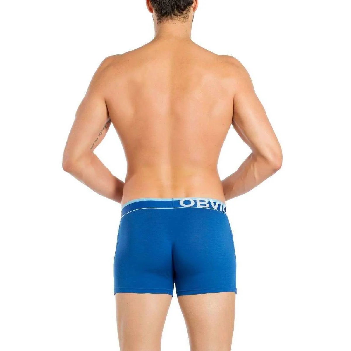 Obviously EveryMan AnatoMAX Boxer Brief 3inch Leg - Blue - Image 5