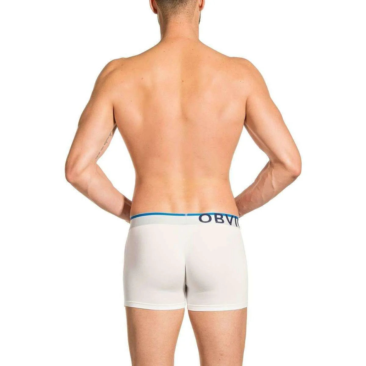 Obviously Everyman AnatoMAX Boxer Brief 3inch Leg - White - Image 2
