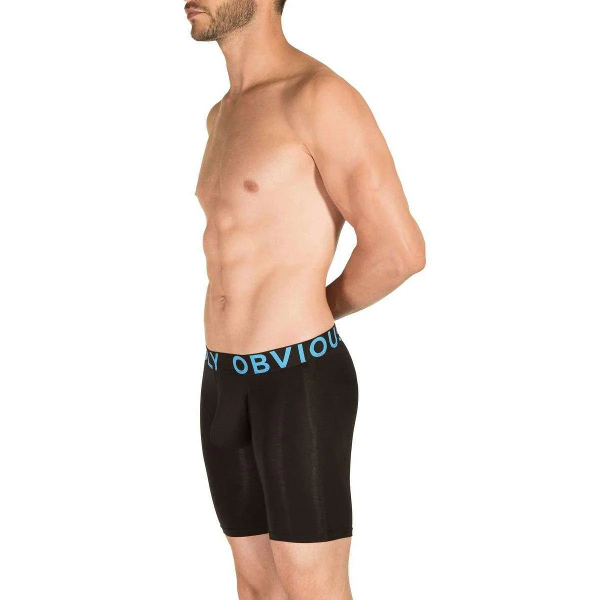 Obviously EveryMan AnatoMAX Boxer Brief 9inch Leg - Black - Image 6