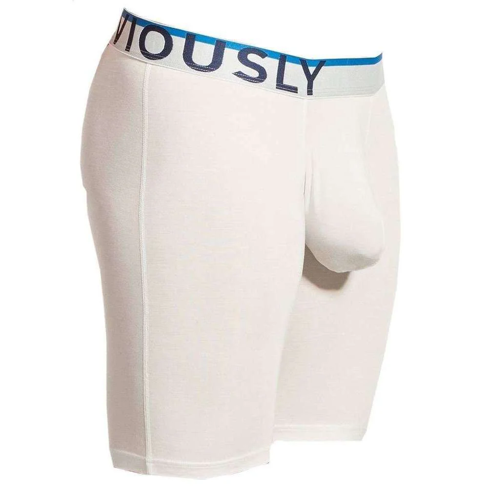 Obviously Everyman AnatoMAX Boxer Brief 9inch Leg - White - Image 2