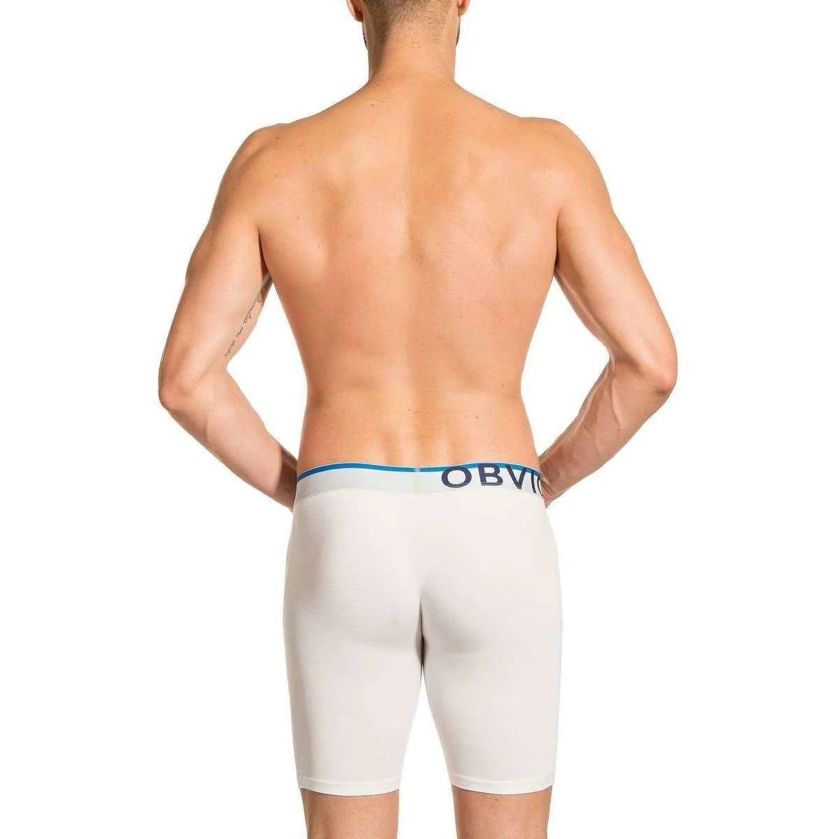 Obviously Everyman AnatoMAX Boxer Brief 9inch Leg - White - Image 6