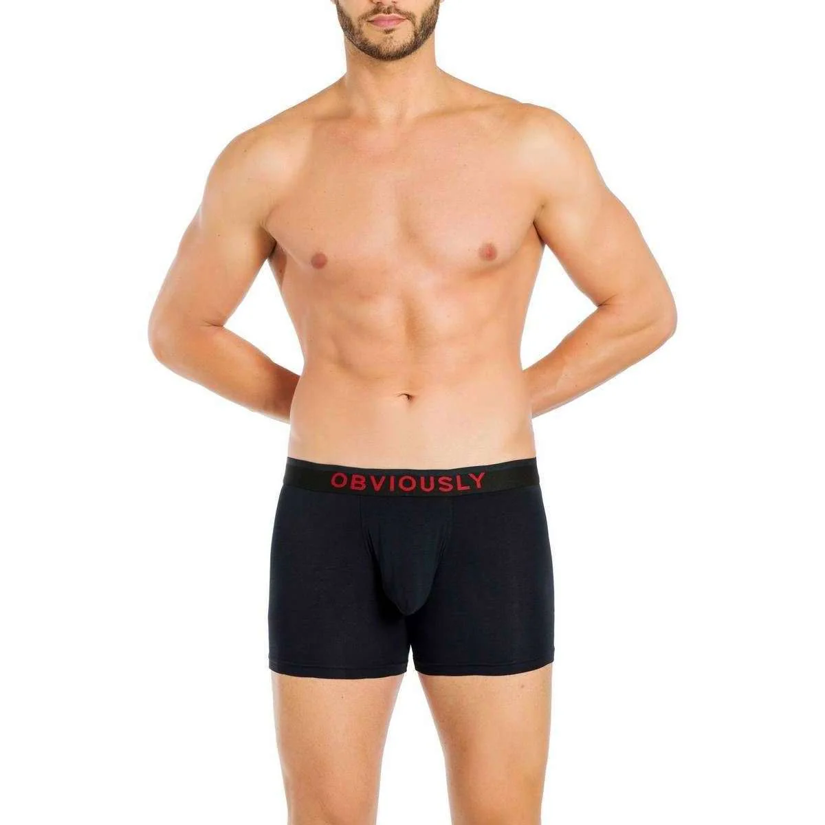 Obviously FreeMan AnatoFREE Boxer Brief 3inch Leg - Black - Image 4