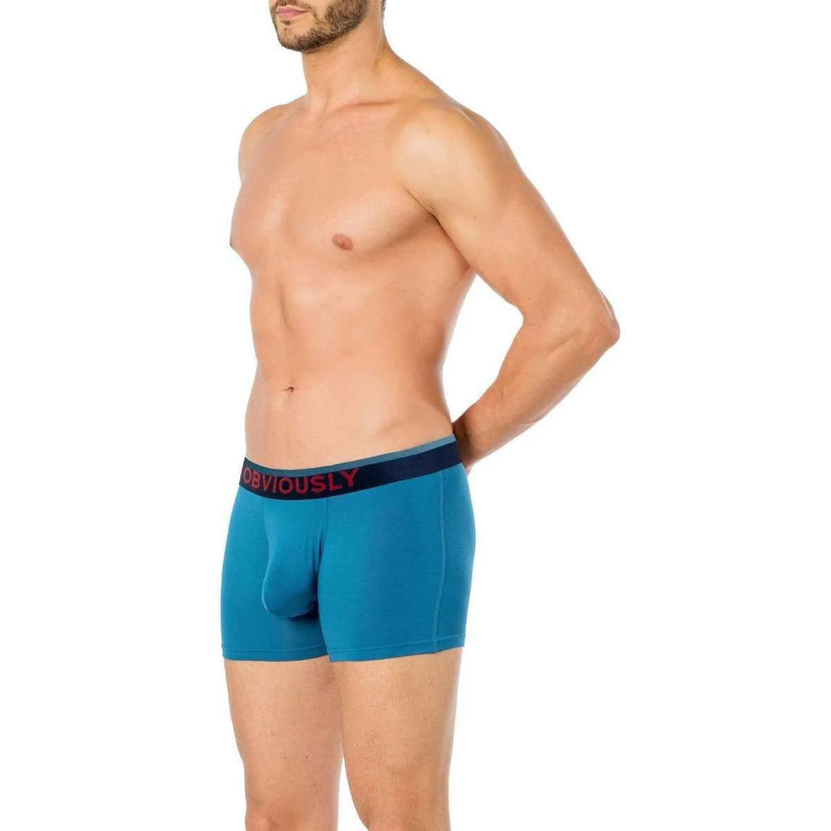Obviously FreeMan AnatoFREE Boxer Brief 3inch Leg - Pacific Blue - Image 6