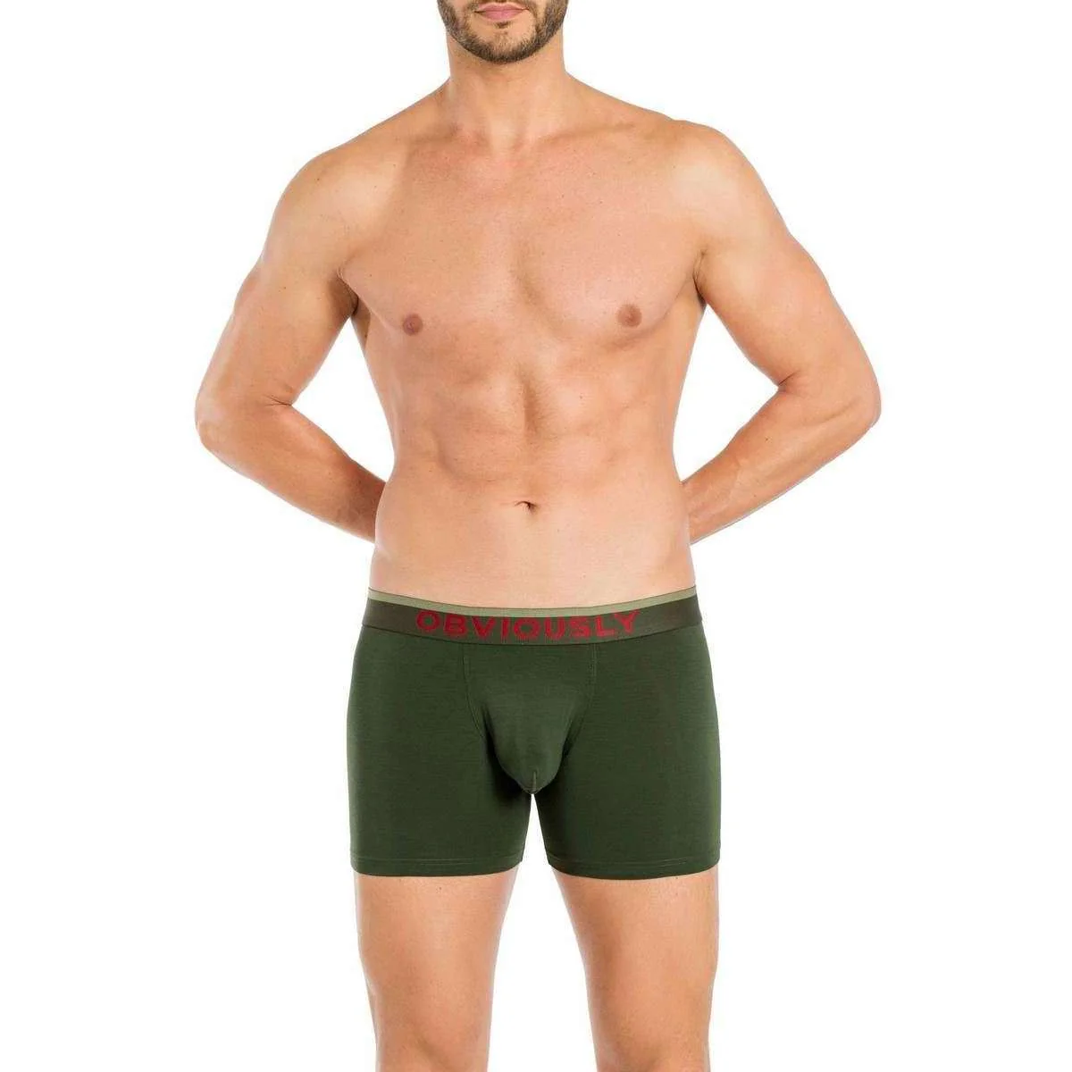 Obviously FreeMan AnatoFREE Boxer Brief 3inch Leg - Pine Green - Image 4