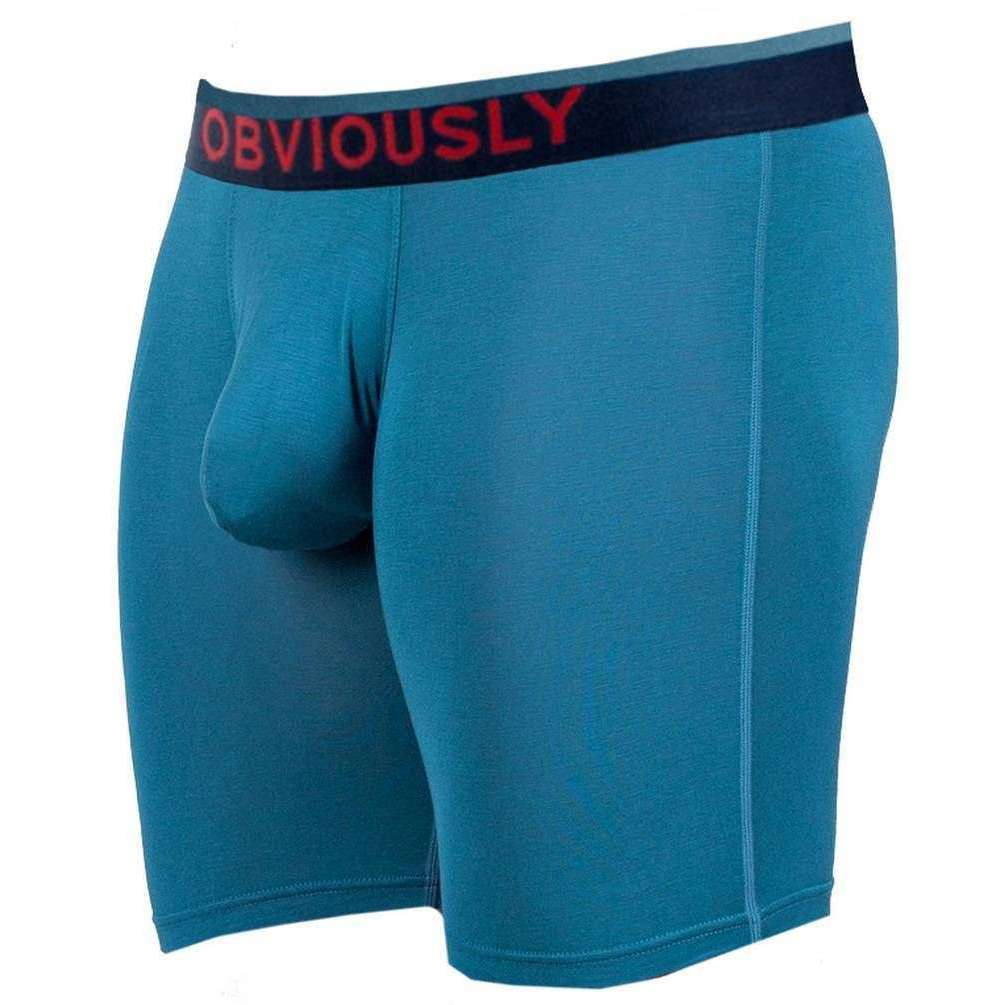 Obviously FreeMan AnatoFREE Boxer Brief 6inch Leg - Pacific Blue - Image 3