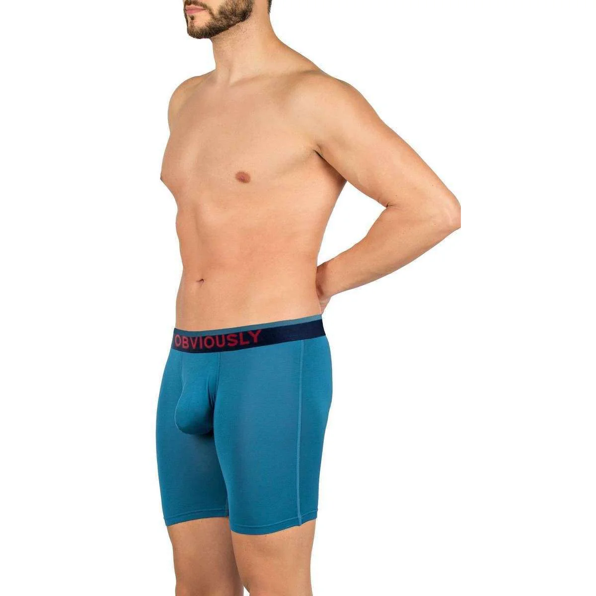 Obviously FreeMan AnatoFREE Boxer Brief 6inch Leg - Pacific Blue - Image 6