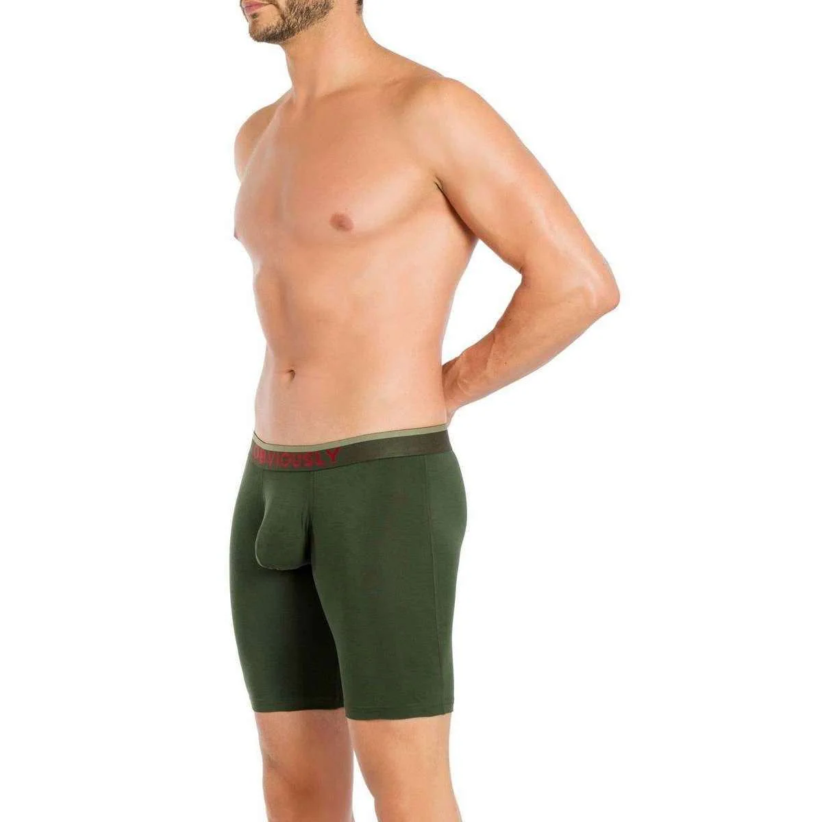 Obviously FreeMan AnatoFREE Boxer Brief 6inch Leg - Pine Green - Image 6