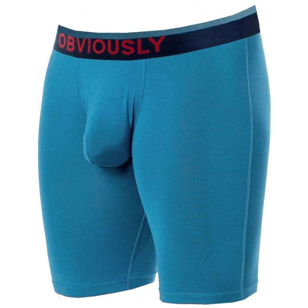 Obviously FreeMan AnatoFREE Boxer Brief 9inch Leg - Pacific Blue - Image 3