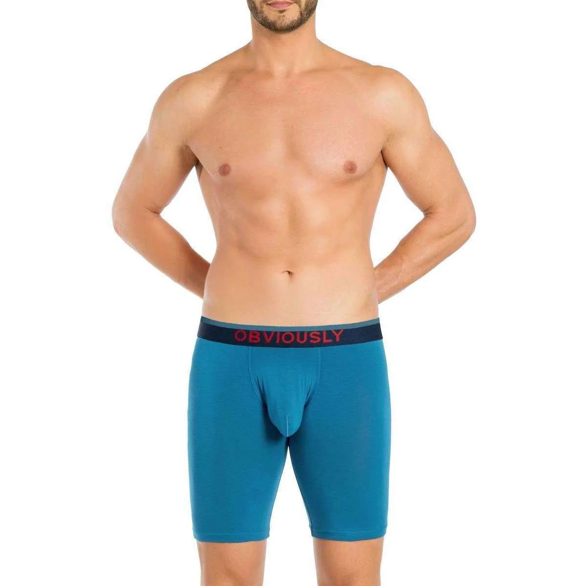 Obviously FreeMan AnatoFREE Boxer Brief 9inch Leg - Pacific Blue - Image 4