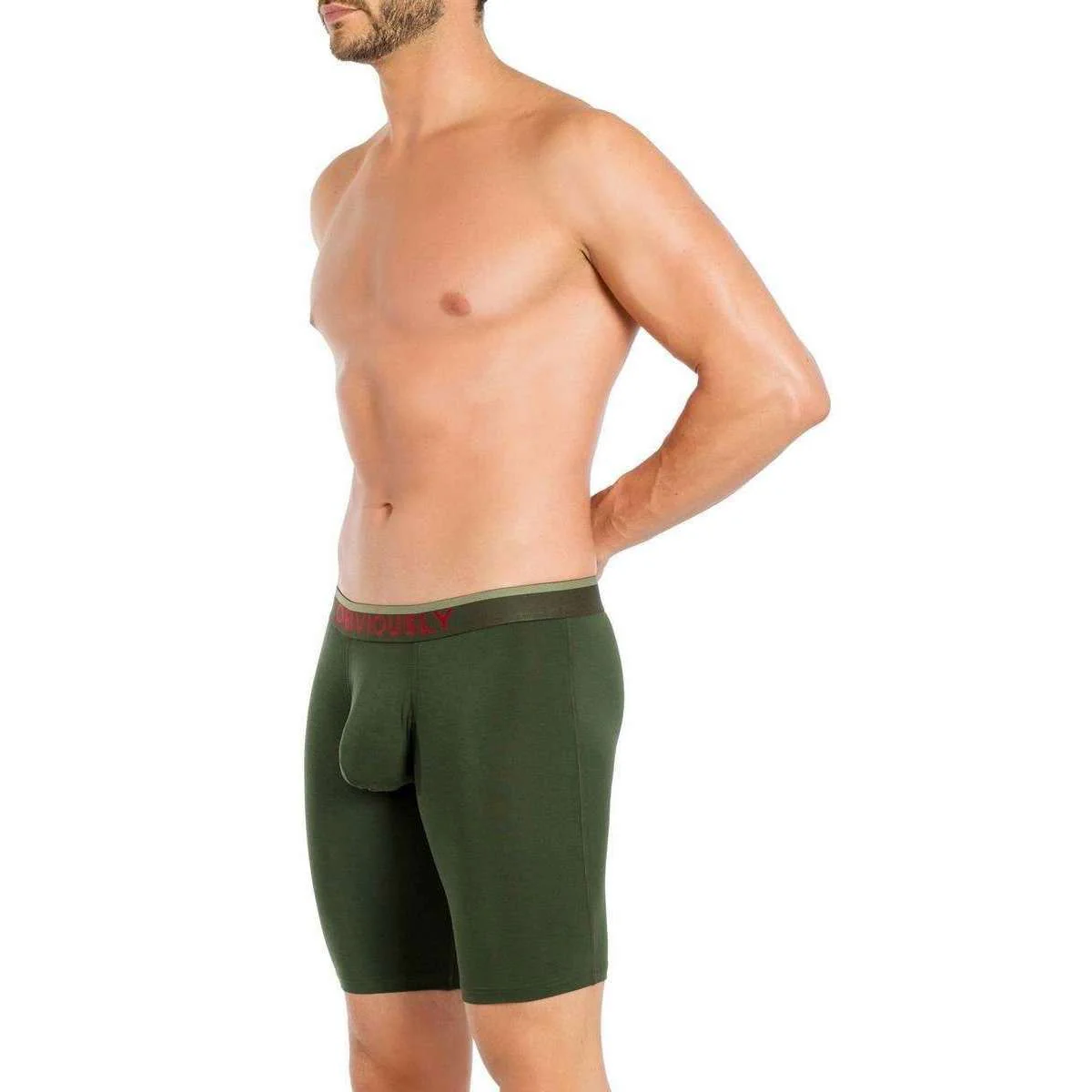 Obviously FreeMan AnatoFREE Boxer Brief 9inch Leg - Pine Green - Image 5