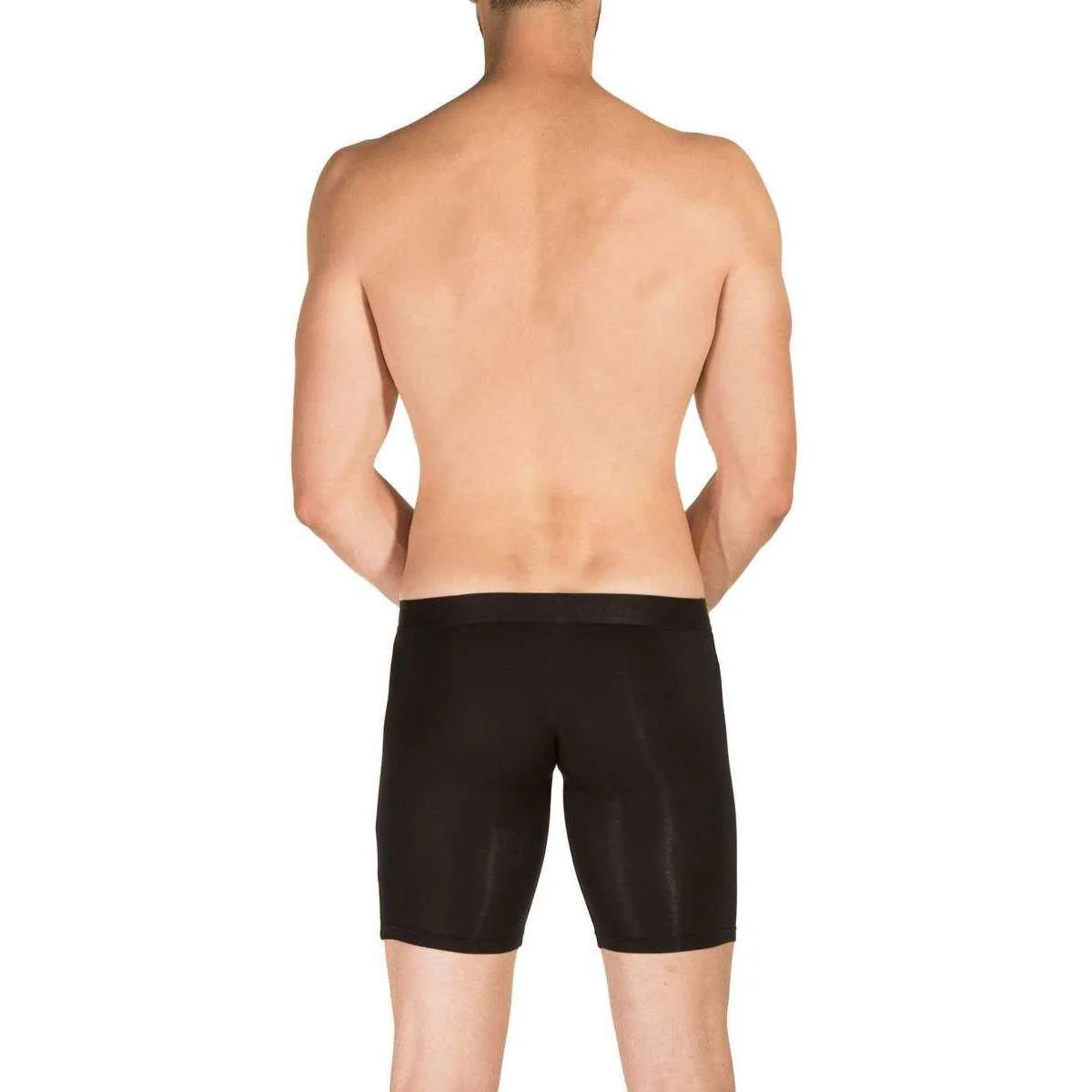 Obviously PrimeMan AnatoMAX Boxer Brief 9inch Leg - Black - Image 5