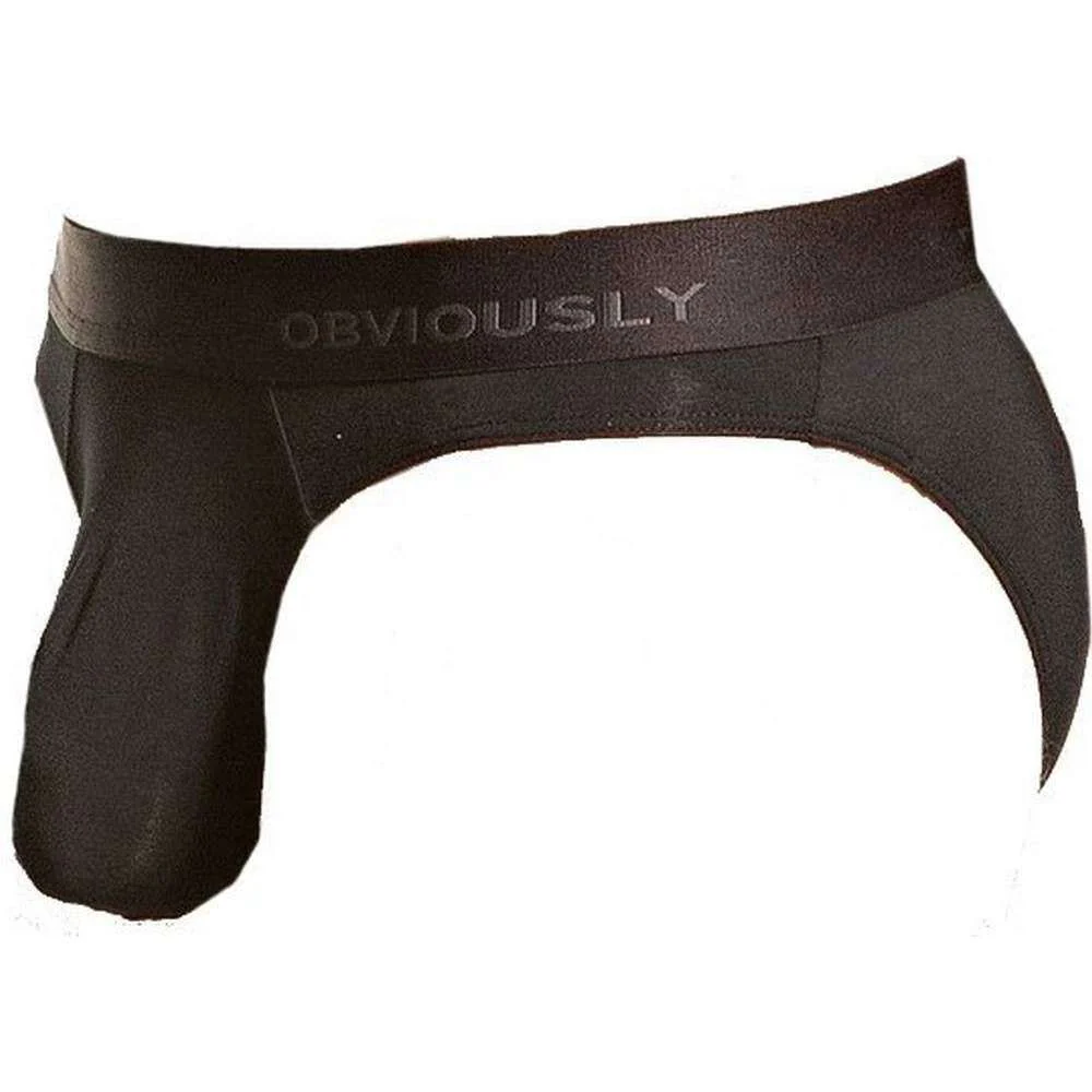 Obviously Primeman AnatoMAX Hipster Brief - Black - Image 5