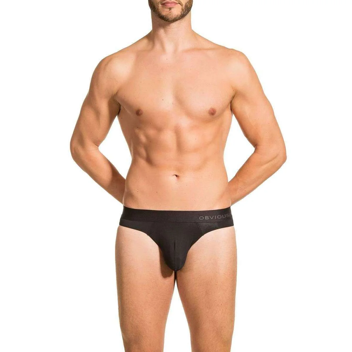 Obviously Primeman AnatoMAX Hipster Brief - Black - Image 6