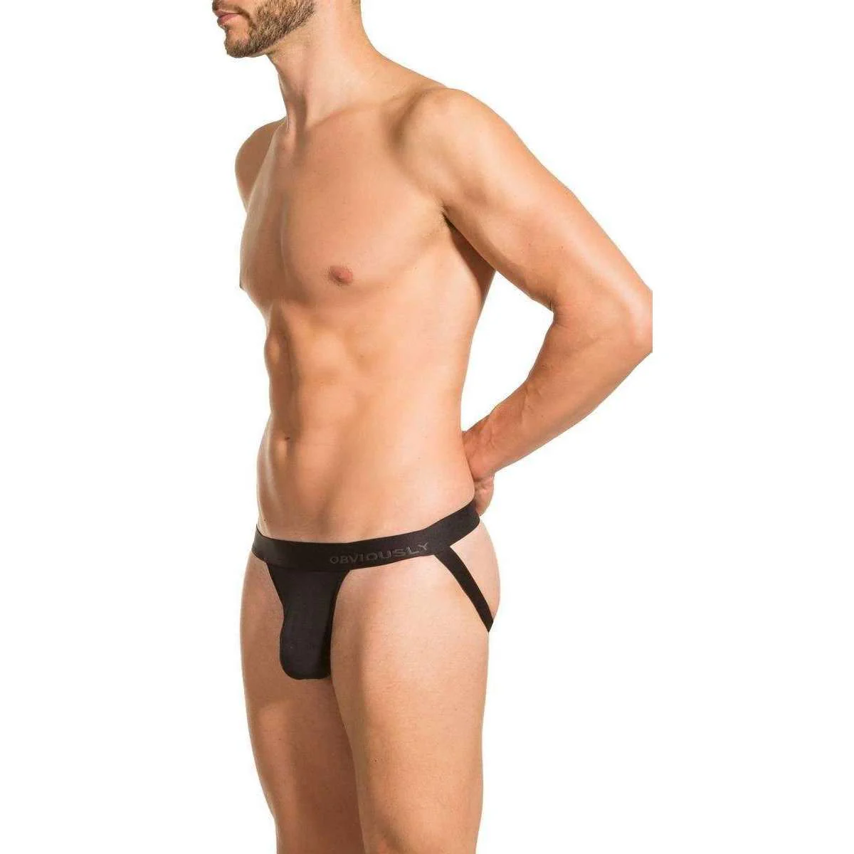 Obviously Primeman AnatoMAX Jockstrap - Black - Image 2