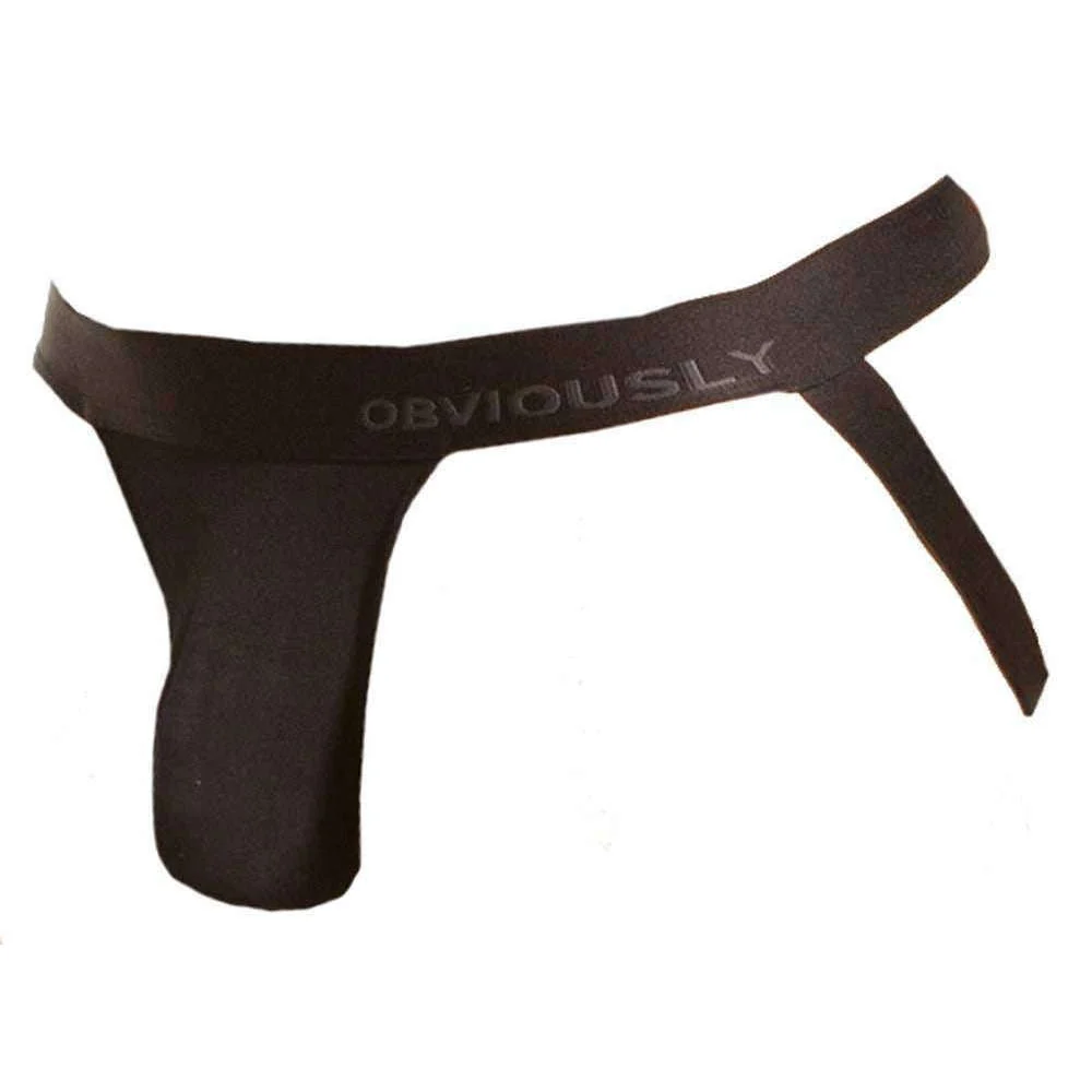 Obviously Primeman AnatoMAX Jockstrap - Black - Image 3