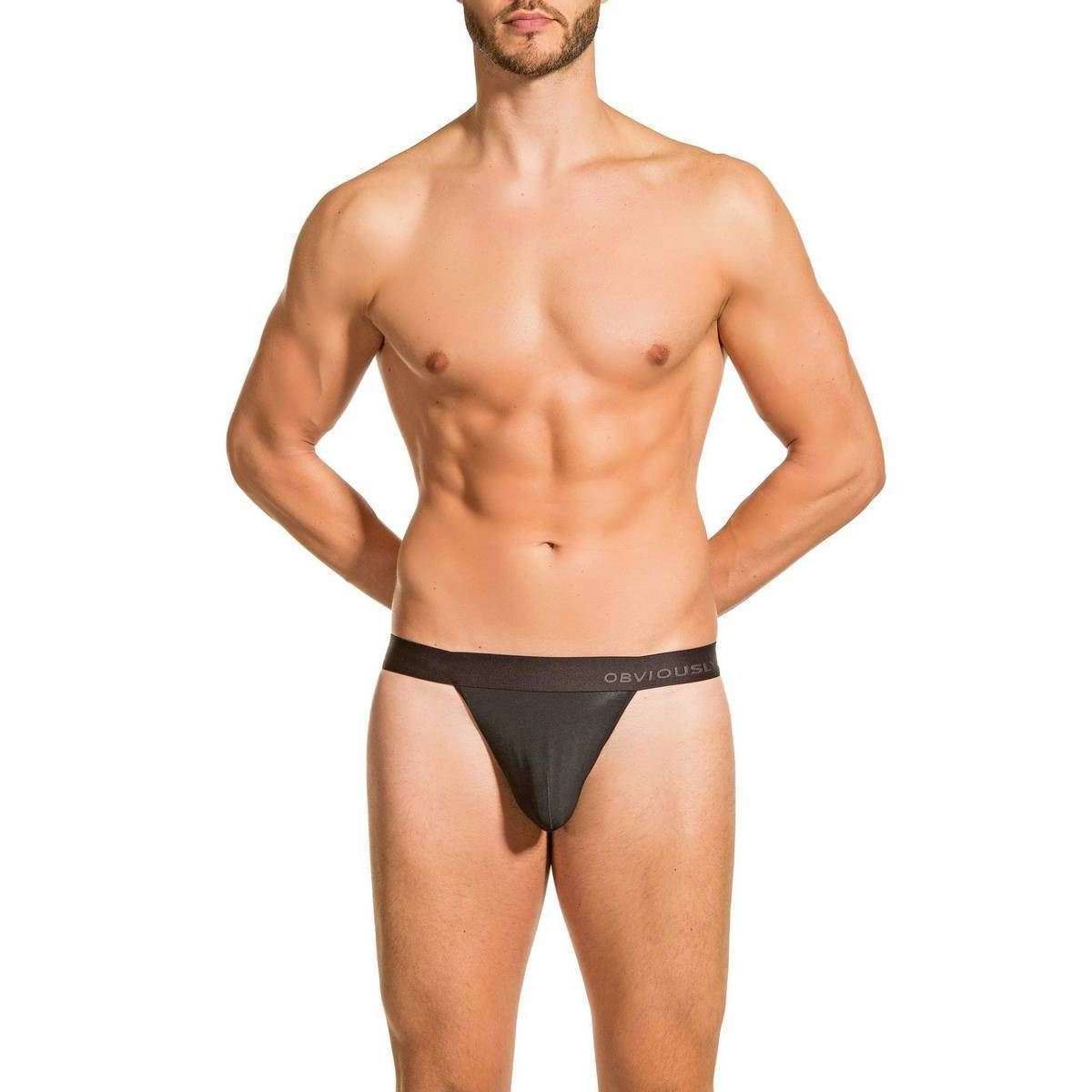 Obviously Primeman AnatoMAX Thong - Black - Image 2