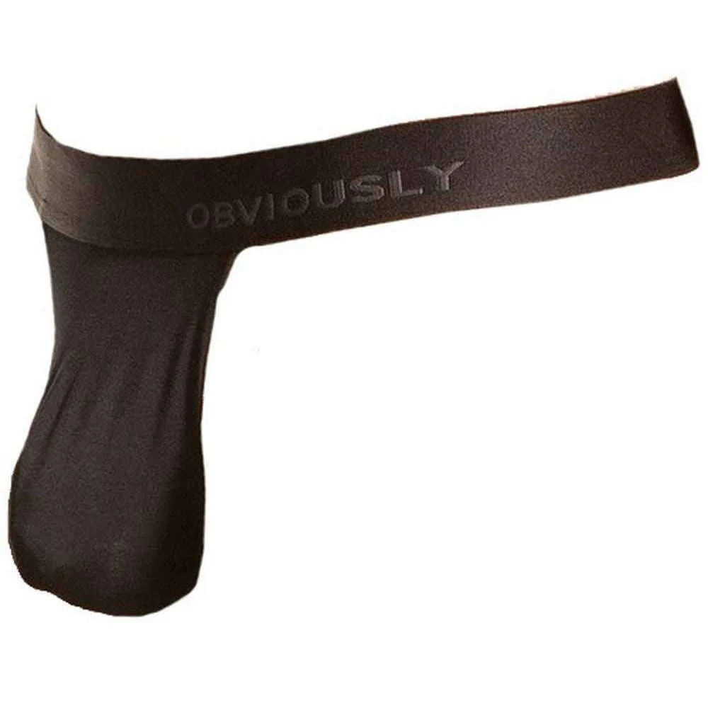 Obviously Primeman AnatoMAX Thong - Black - Image 3
