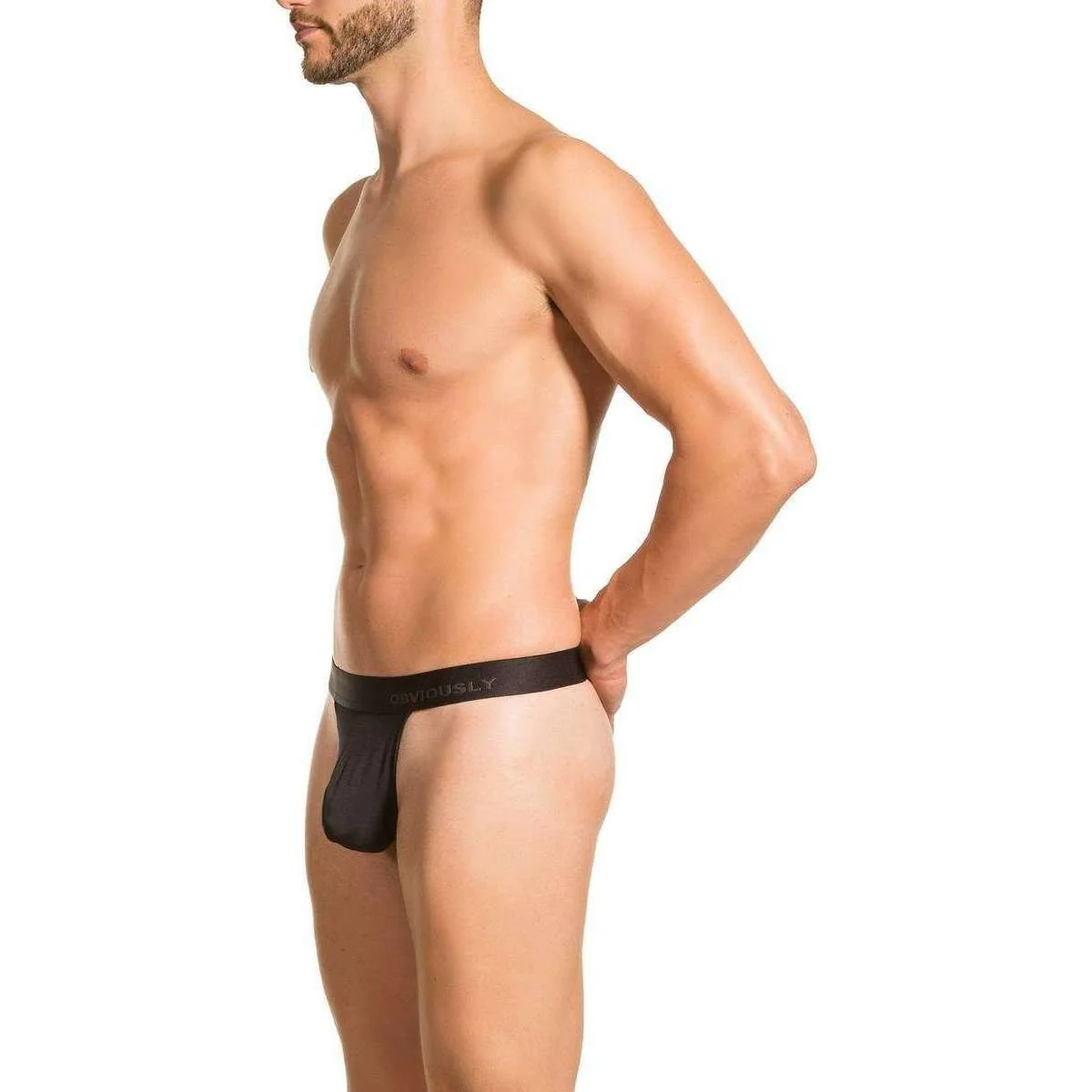 Obviously Primeman AnatoMAX Thong - Black - Image 4