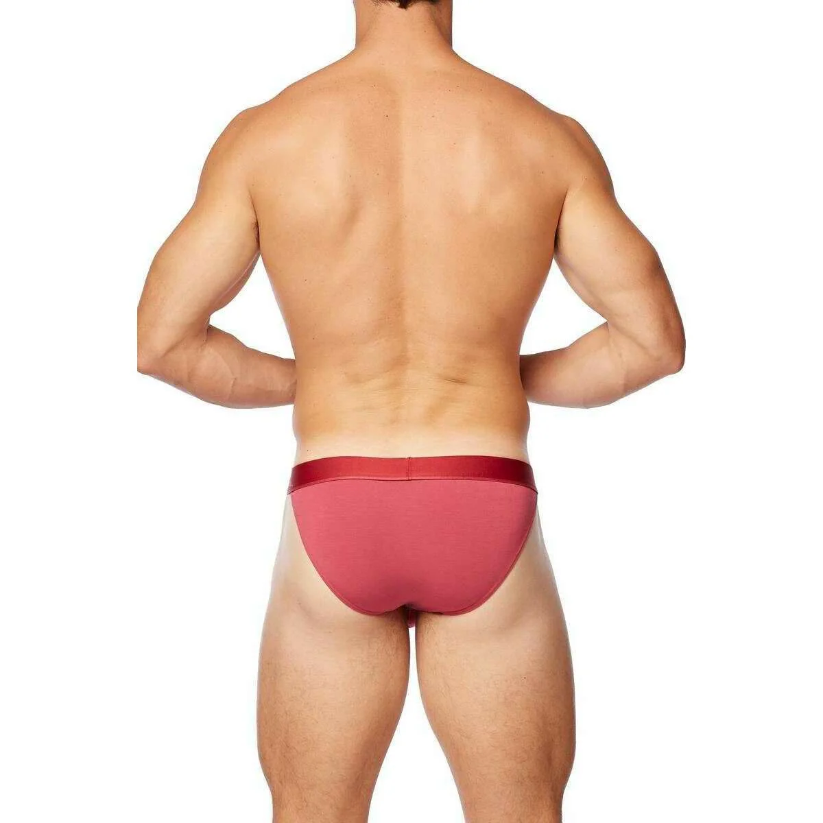 Obviously PrimeMan Bikini Brief - Brick Red - Image 5