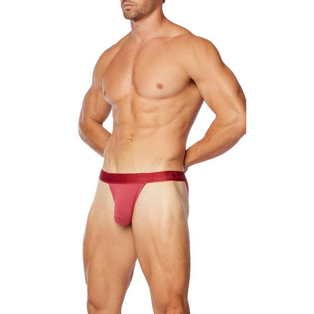 Obviously PrimeMan Bikini Brief - Brick Red - Image 6